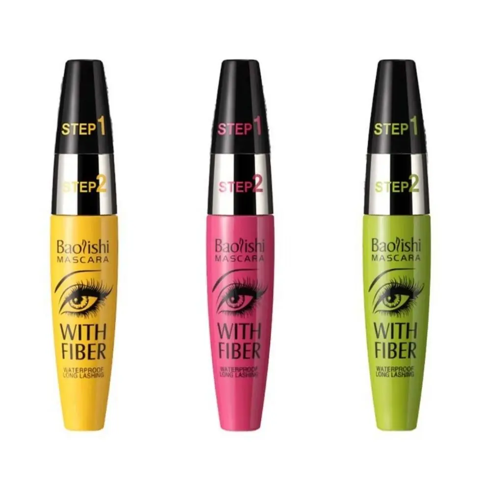 Wimper Extensie Make-Up Mascara Natuurlijke Langdurige Waterdichte Mascara Siliconen Borstel Niet-Bloeiende Wimper Mascara Make-Up