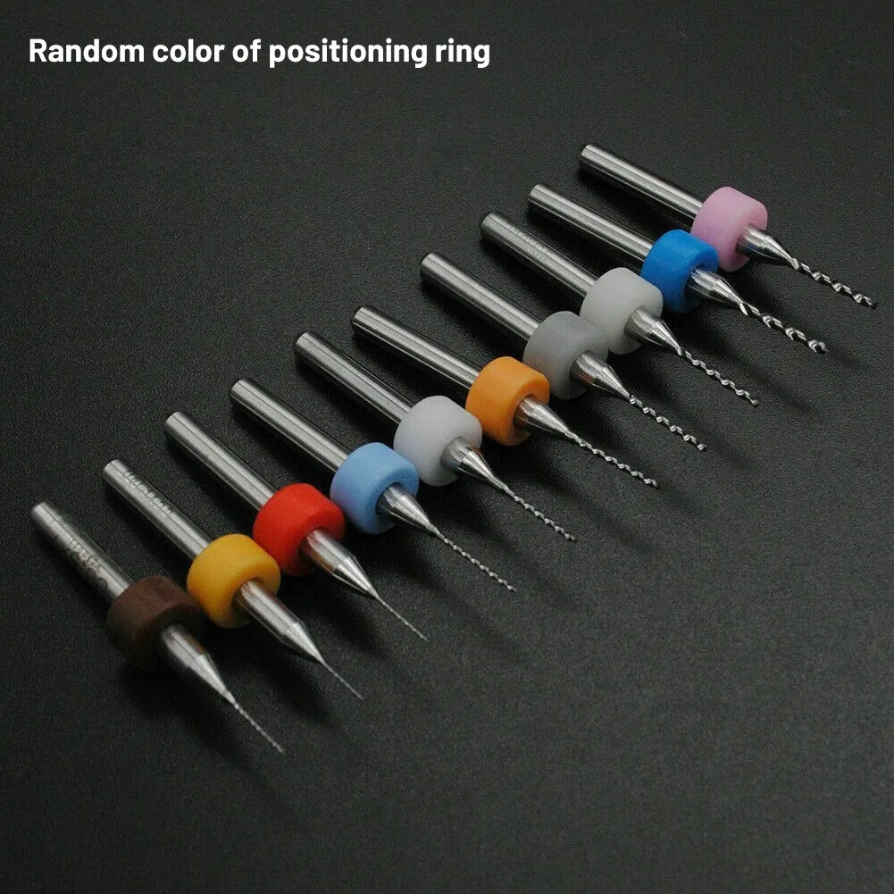 

10pcs 0.3-1.2MM Carbide Drill Bits Tungsten Steel Rotary Tools PCB Drill Bit Set Milling Cutter Carbide CNC Engraving Tool