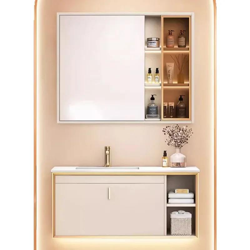 Hotel style washbasin, bathroom washbasin, stone bathroom cabinet, washbasin cabinet