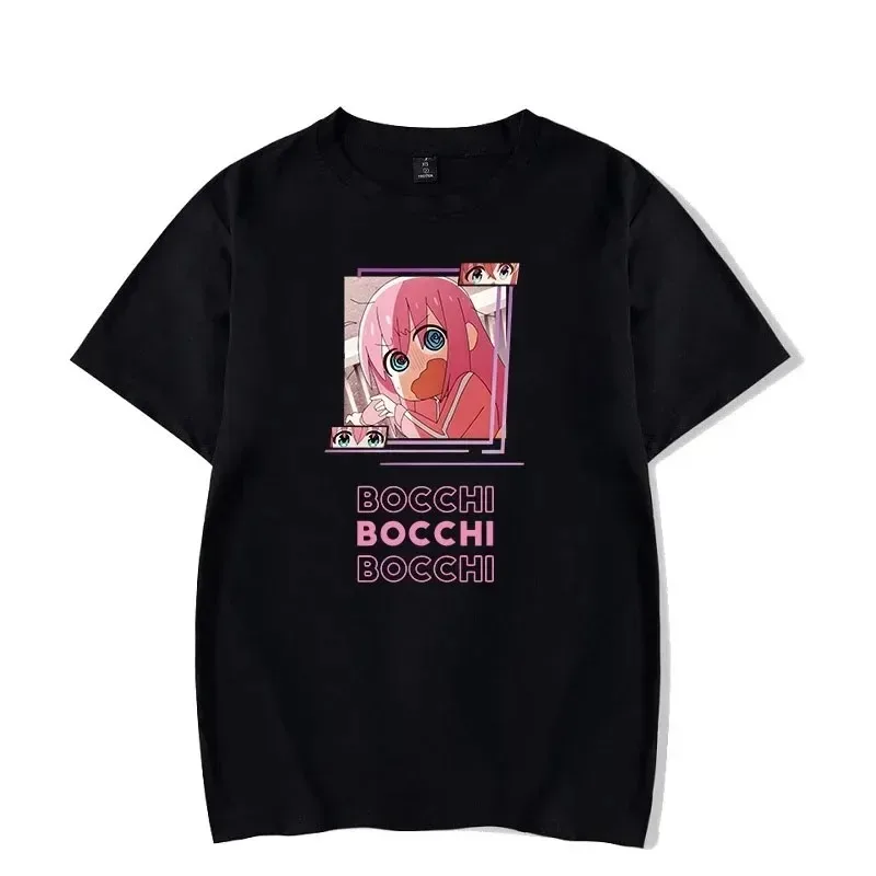 Comfortable Hip-Hop Graphic Short Sleeve T-Shirt, Classic Special Edition, Bocchi the Rock! Hitori Gotoh Manga Anime T-shirt