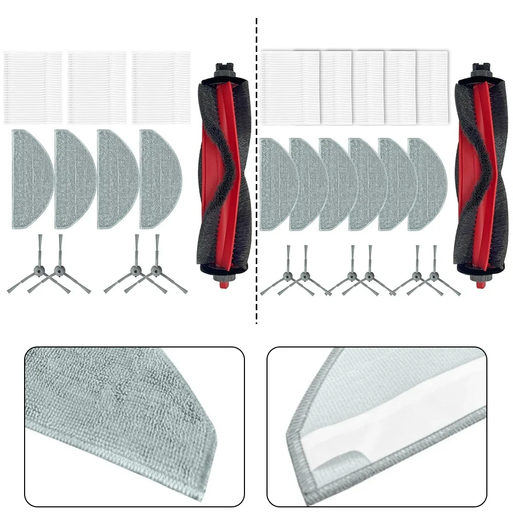 Main Brush Side Brushes Filters And Mop Vacuum Cleaner Parts Efficient Clean Accessories Set Compatible For Deerma S30 For M-S30