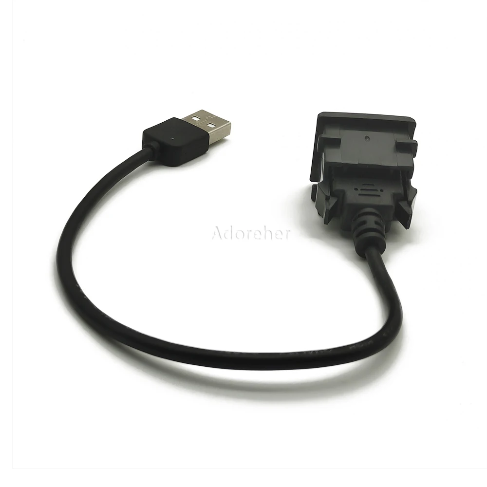 FOR TOYOTA CROSS ALTIS AURIS CAMRY RAV4 2019 ADAPTER AUDIO PLAYER AND USB SOCKET ACCESSORIES SOCKET CONNECTOR PORT