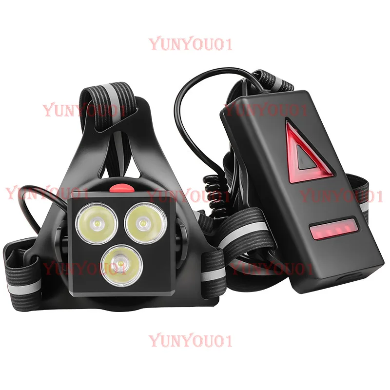 Cross-border New Chest Night Running Light, Wearable Cycling Light LED Multi-light, Red Light USB Charging Running Light