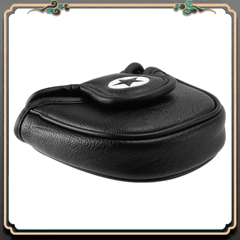 

Премиум 2 шт. искусственная кожа с магнитом с вышивкой акулы, чехол для клюшки для гольфа, чехол для клюшки для гольфа, головные уборы