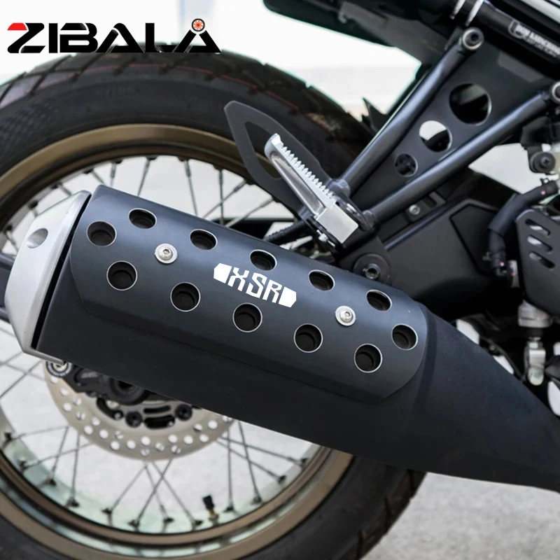 لياماها XSR155 XSR 155 2019-2020-2021-2022-2023 2024-2025 دراجة نارية العادم درع غطاء الحرارة العادم الأنابيب تحطم حامي #2