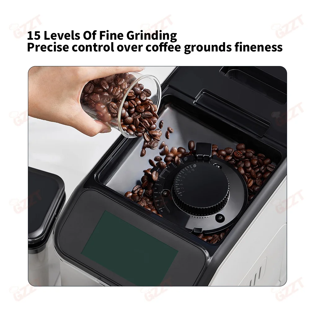 1. Automatic Espresso Maker, Wifi Wireless Phone Control Cafeteras Style With Built‑in Grinder for Cappuccino Latte Coffee