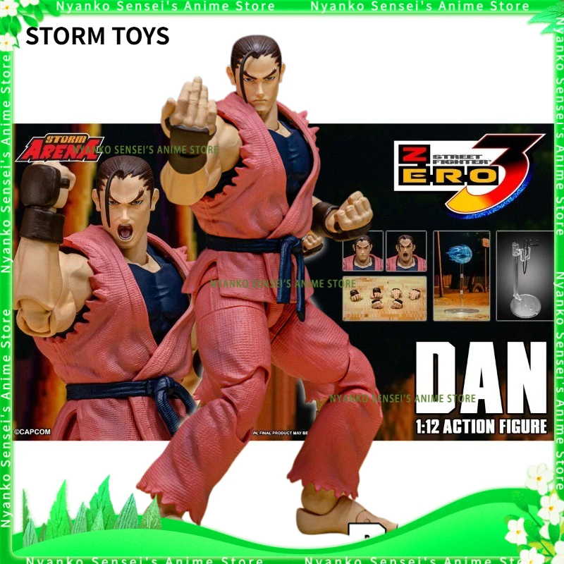 

In Stock Storm Toys Dan Hibiki Street Fighter Alpha 3 SFSA04 1/12 Action Figure Anime Model Trendy Toys Desktop Collectible