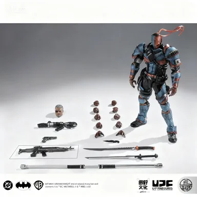 In Stock Original LPZZ Studio 1/12 Deathstroke Batman Arkham Knight Figures Movie Model Action Figure Toy Collection Gift