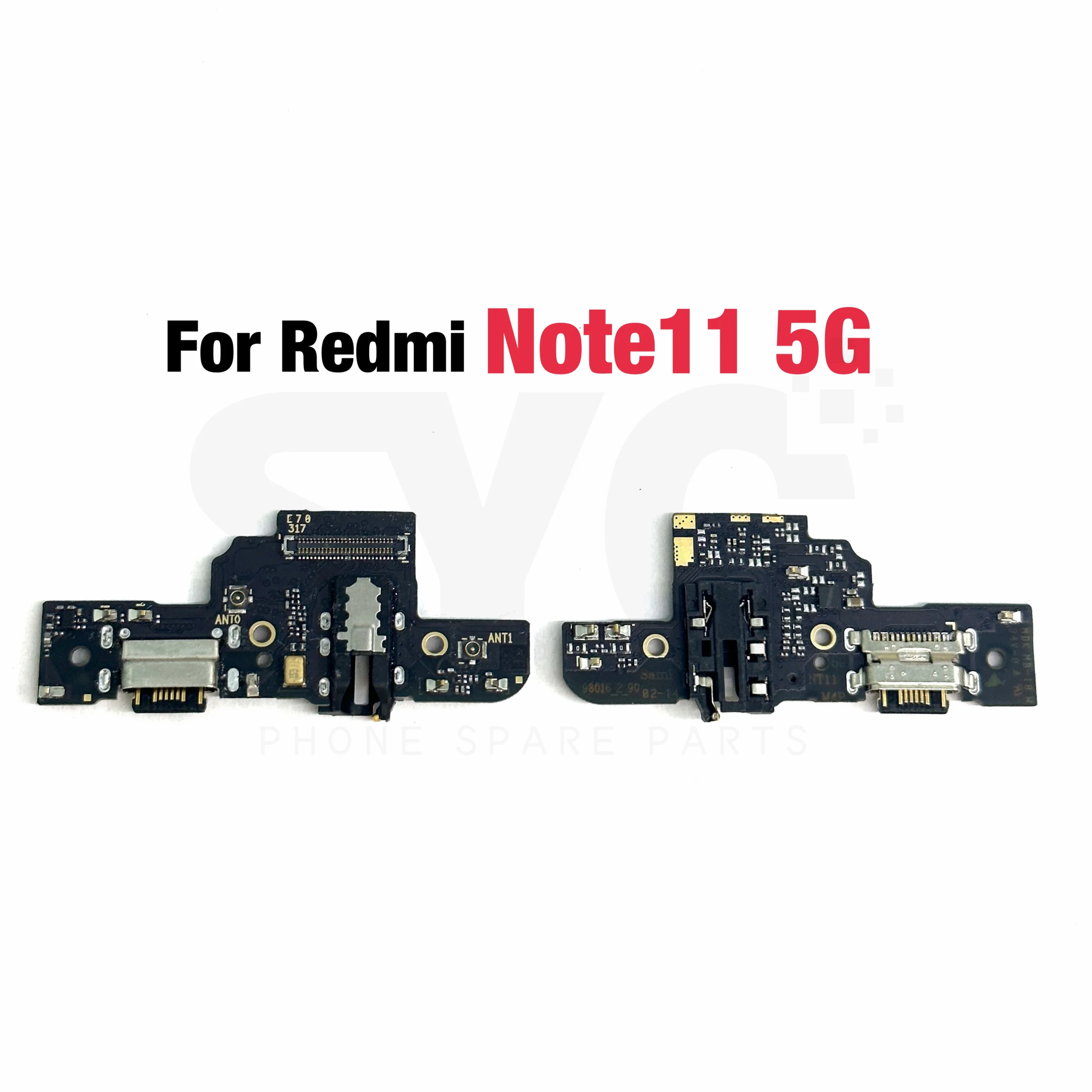 Good quality USB Charging Board Port Dock Charger Plug Connector Flex Cable For Xiaomi Redmi Note 11 11E 12 Pro 4G 5G With Micro