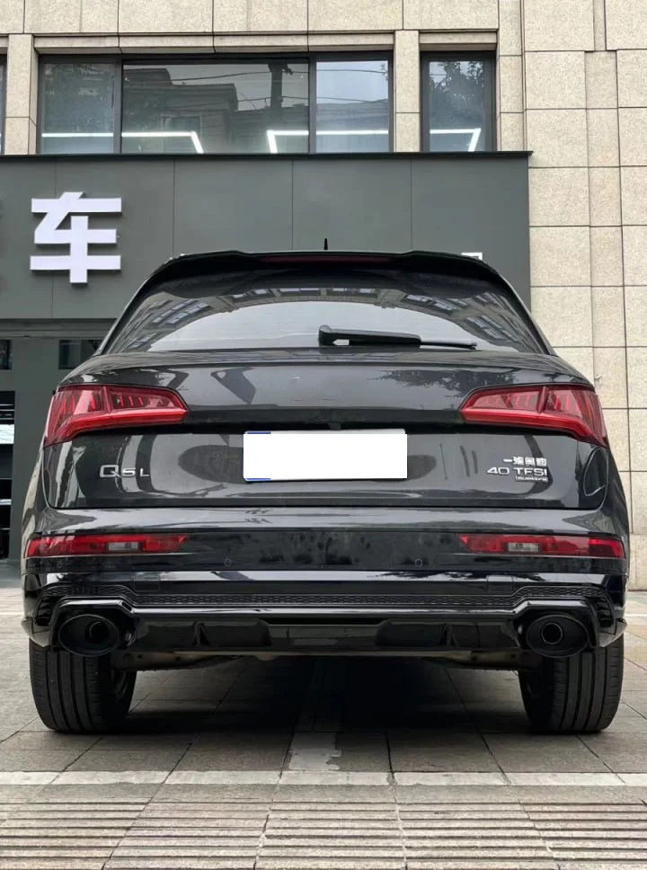 Q5 MTM Style Bodykit For 2018 2019 2020 Q5 SQ5 Modification Glossy Black PP S-line Q5 MTM Rear Diffuser Front Bumper Grille