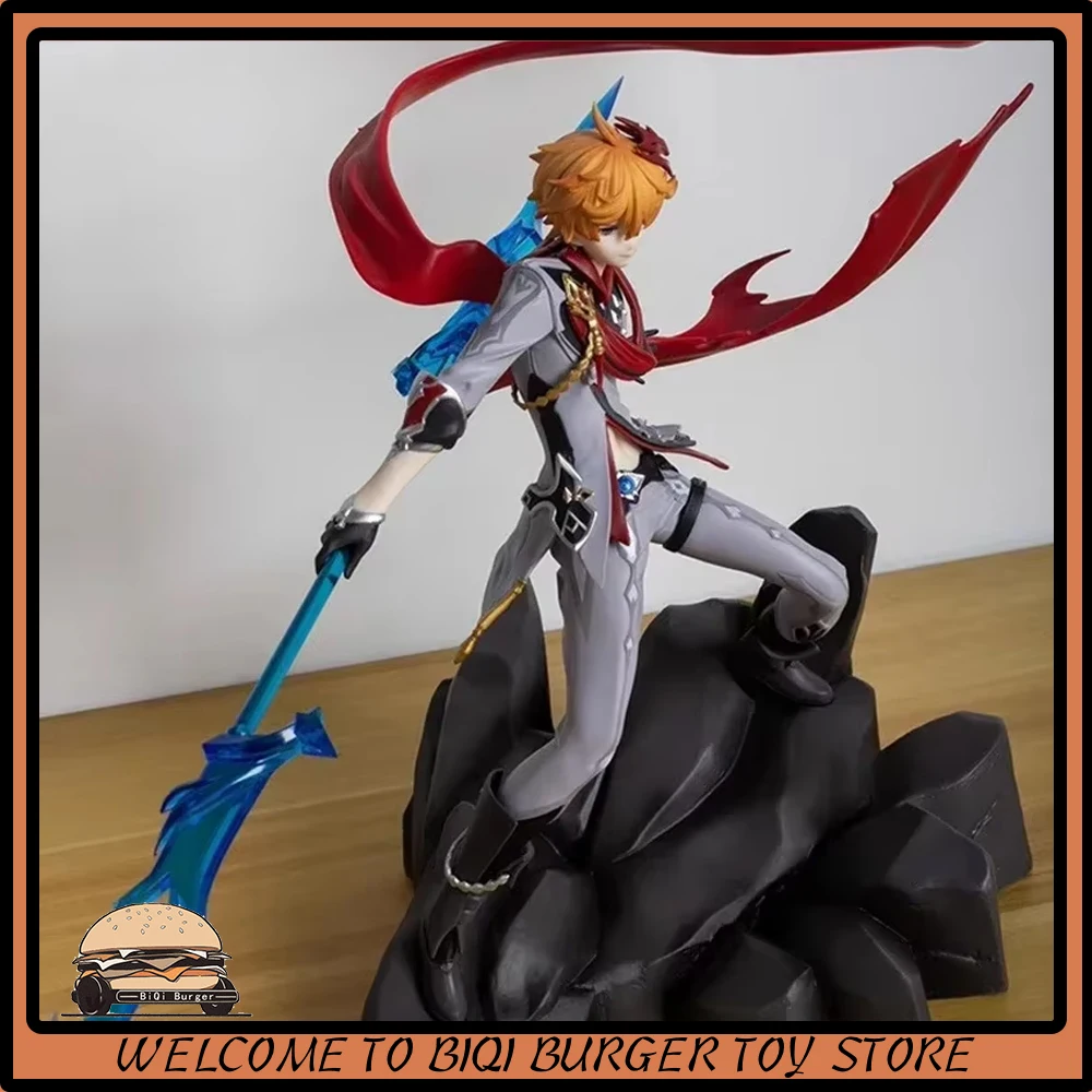

34cm Tartaglia Action Figures Genshin Impact Anime Figure Two-Dimensional Model Pvc Collection Ornamen Kids Toys Christmas Gifts