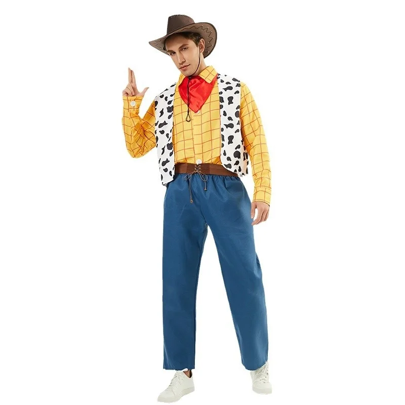 Kostium na Halloween 2025, zabawka, przebranie cosplay dla par, kurtka z kapturem, tradycyjne chińskie ubranie damskie, zimowa moda męska