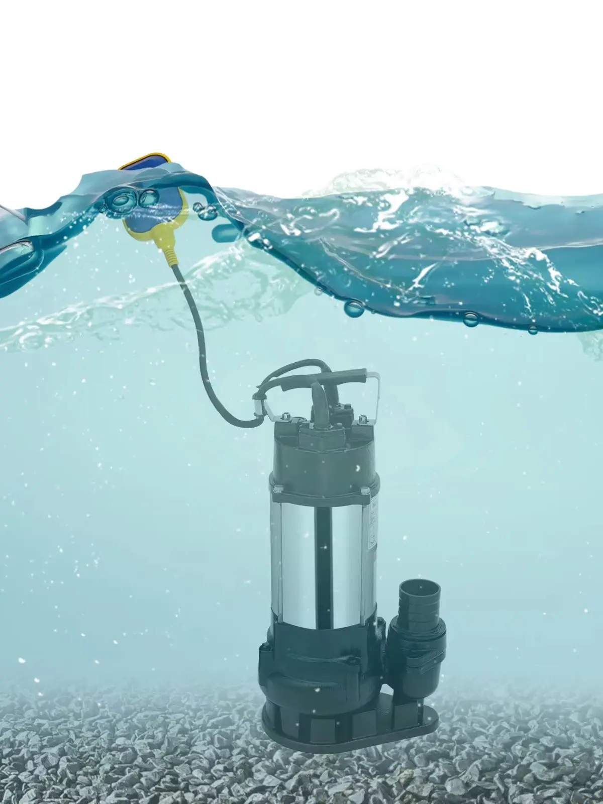 0,55 kW Tauchpumpe für Abwasserentsorgung mit automatischem Schwimmerschalter, 2-Zoll-Auslass, Industrie- und Gewerbe-Pumpe – Detail 1