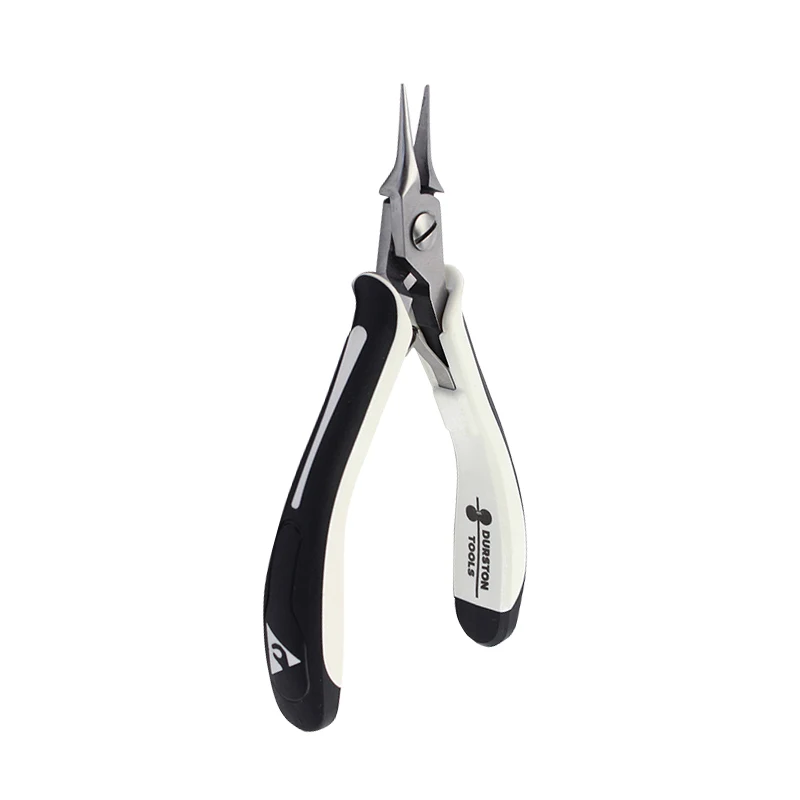 Durston Tools Professional Needle Chain Nose Pliers 115MM Portable Jewelry Precision Work Wire Bending Jump Ring Closing Plier