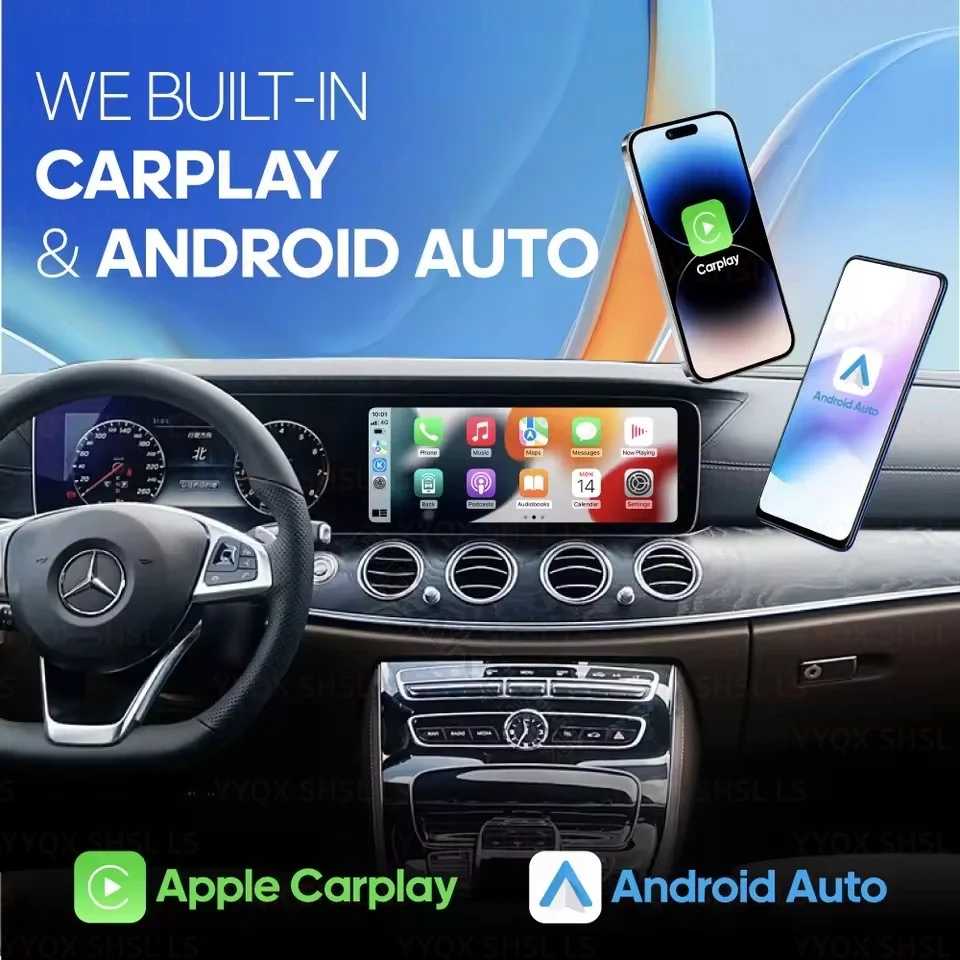 

24.6Inch Dual Screen For Mercedes-Benz E Class W213 2017-2023 Android Car Radio Stereo Multimedia Player Gps Carplay Navigation