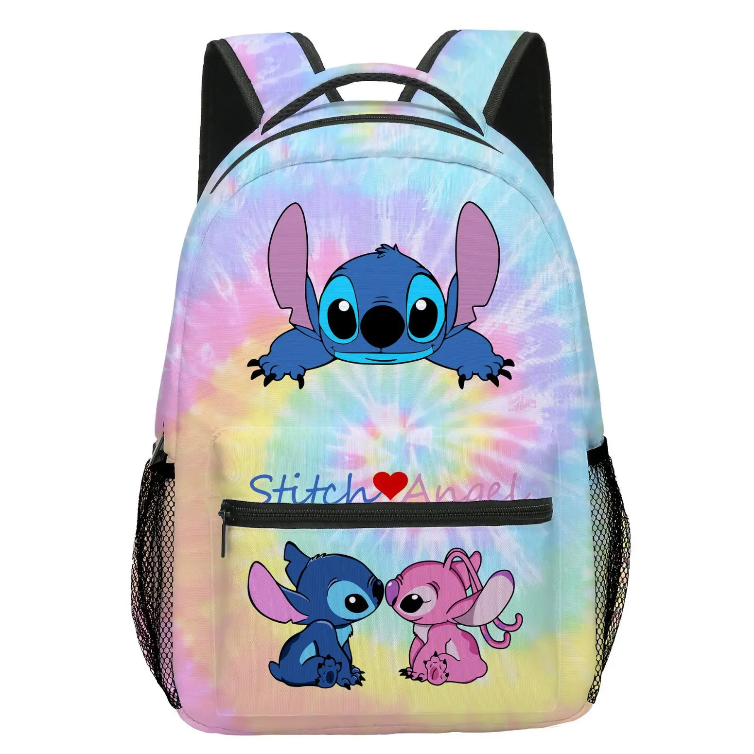 Disney Lilo Stitch Backpack for Girls Boys Teenager Children Rucksack Casual School Bags Travel Rabbit Ears Backpacks Mochila