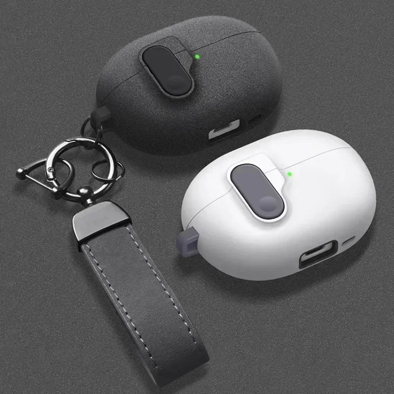 for Huawei Freebuds Pro 4 3 Luxury Wireless Bluetooth Earphone Case with Hook Shockproof Protect Cover for FreeBuds Pro 4 3
