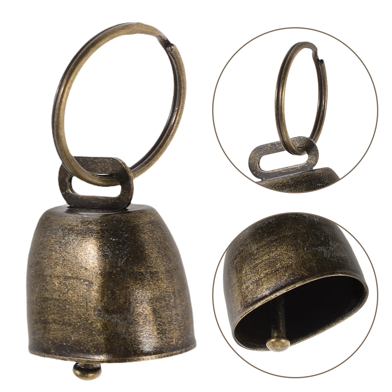 

10Pcs Cowbell with Handle Metal Cowbell Instrument Loud Clear Sound for Celebrations Football Games Cheerleading Outdoor Harmony