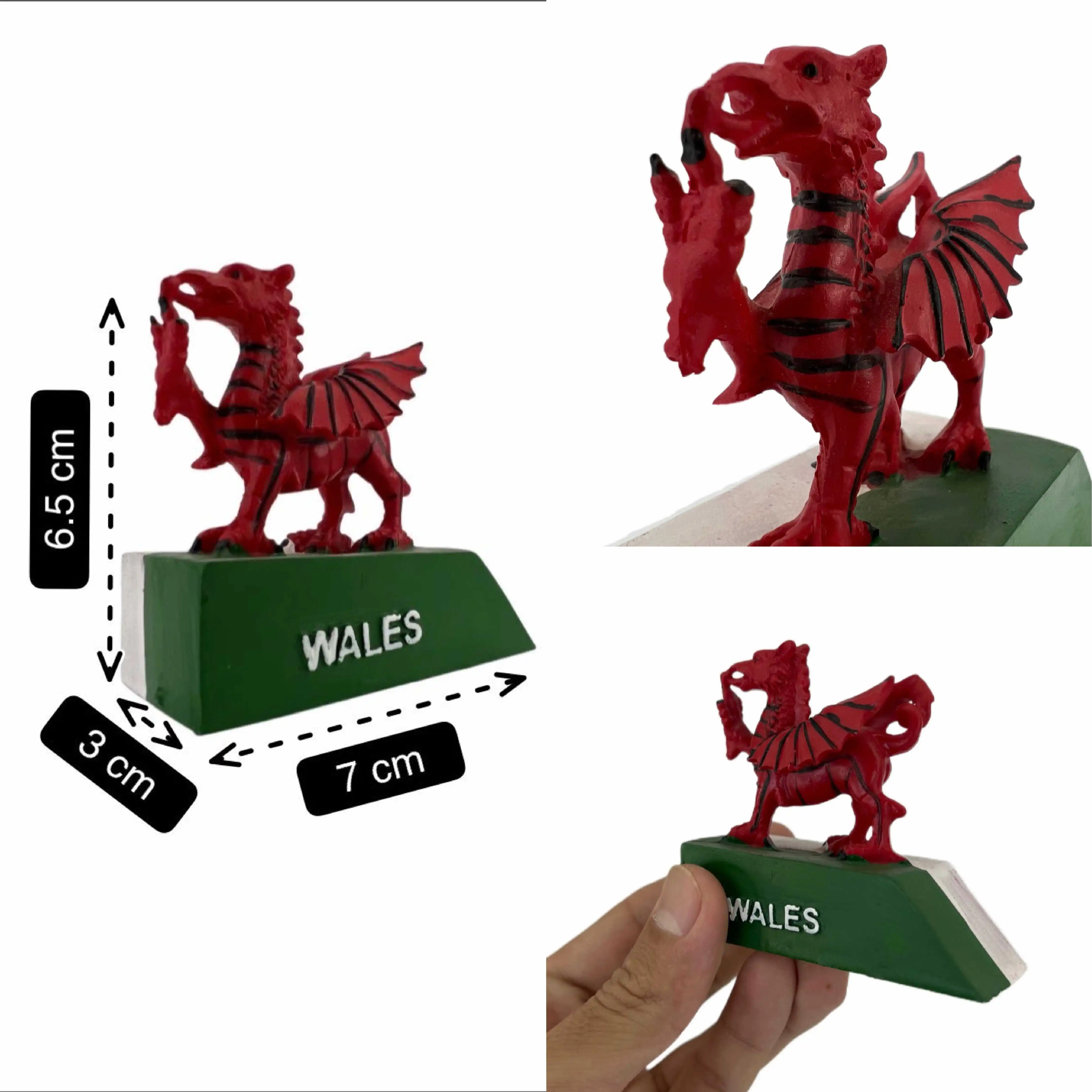 

Fridge Magnets Wales UK, Travel Souvenirs Flag Rugby 3D Resin Magnetic Room Decoration Collection Gifts