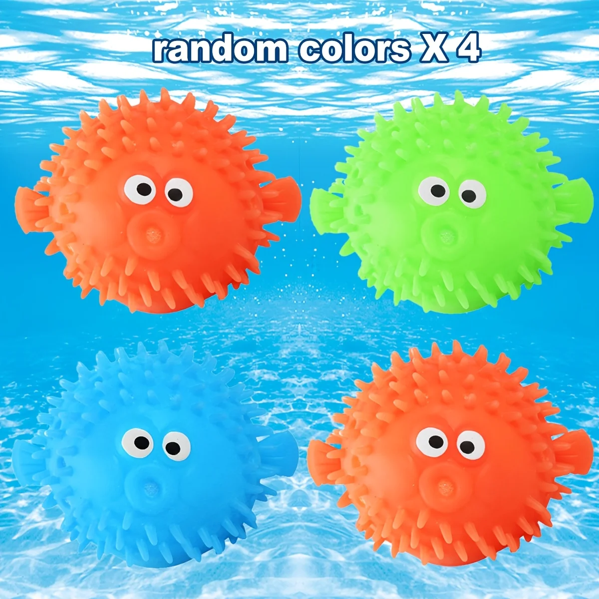 2/4 Stück Spritzbälle, Kinder-Wasserspielzeug für den Sommer, lustiges schwimmendes Pool-Spielzeug-Set für Kinder, buntes Badespielzeug für Jungen und Mädchen,