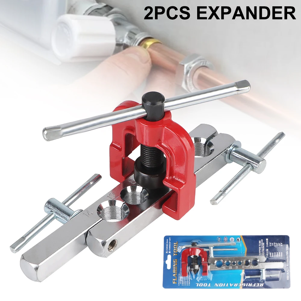 

Инструменты для развальцовки медных труб, гнездо с 6 отверстиями 6-15 мм, 3/16 "-5/8" расширитель холодильных труб, автомобильный увеличитель тормозных труб, инструменты для развертки