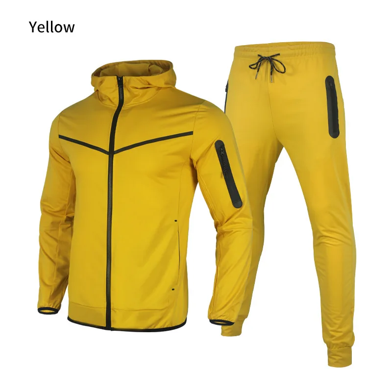 custom training activewear blank zip up two piece sportswear men tracksuit and clothes sports men jogger track suits wear set