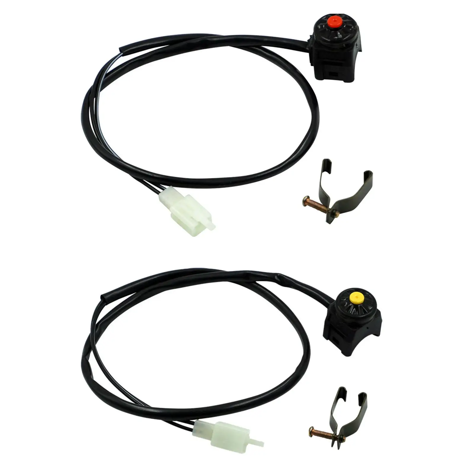 

Motorcycle Switch ATV Switch 7/8" 22mm Start Stop Switch Handlebar Mount Push Button Switch 12V for Minibike Motorcycles