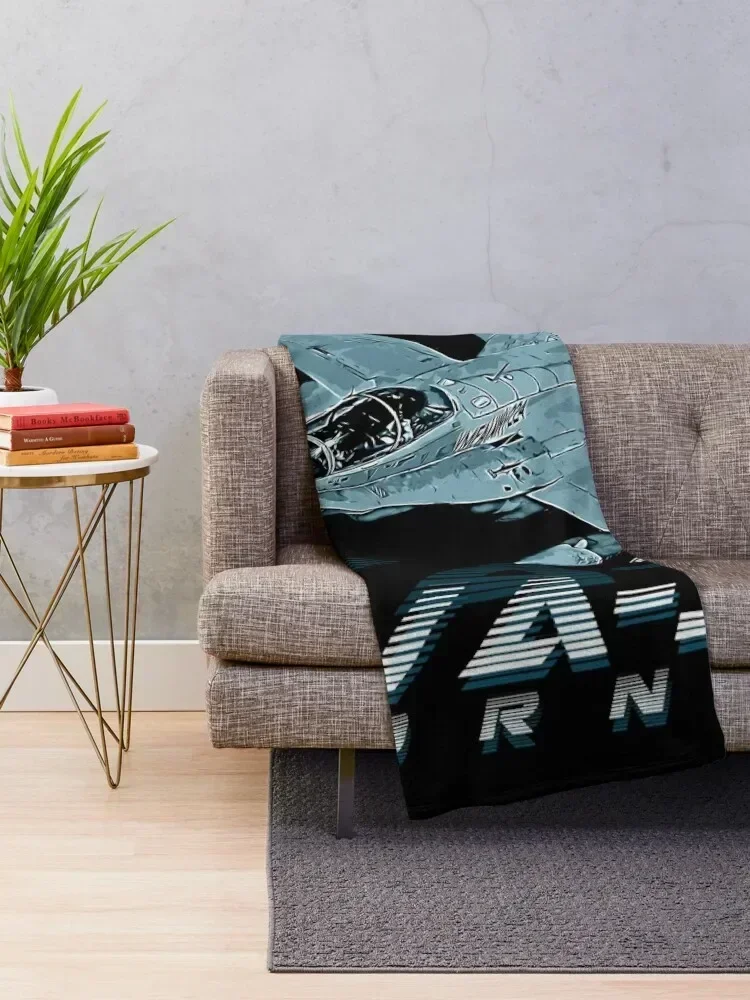F-18 Hornet Us Air Force Fighter Jet Throw Blanket Furrys Blankets For Sofas Polar Plaid on the sofa Blankets