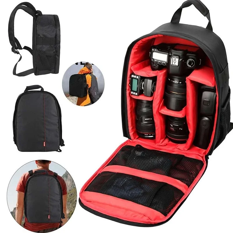 Outdoor Camera Backpack Digital Len Outdoor Photography Camera Backpack Lightweight Waterproof Large Capacity For Canon Sony Bag