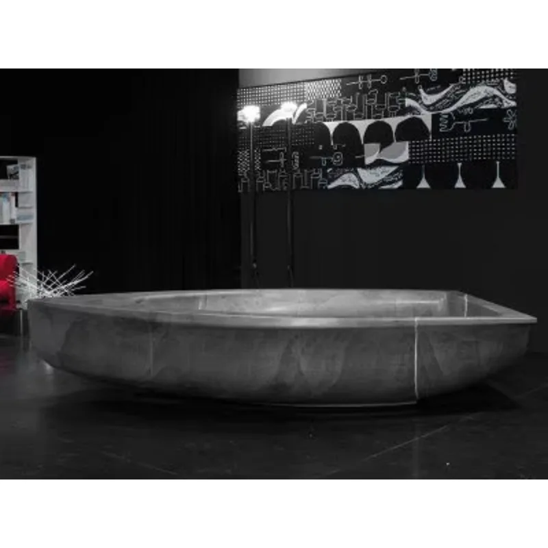 Aquarius Hot Sale Boat Shape Natural Marble Bathtub For Bathroom