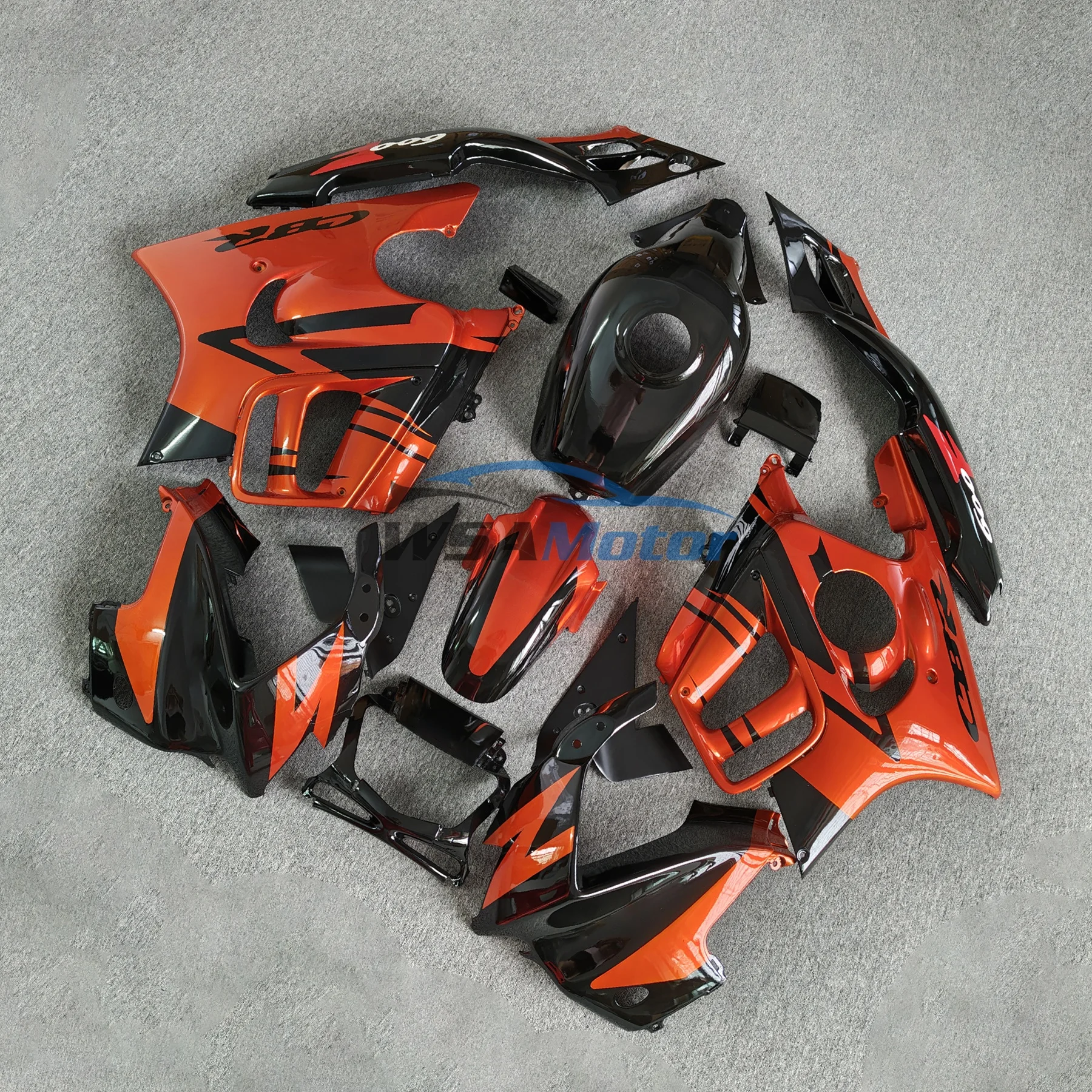 Full Body Kits For Honda Cbr600 1995 - 1996 Black Silver Fairing CBR600F3 95 96 Bodywork CBR600 F3 1995 1996 No Paint