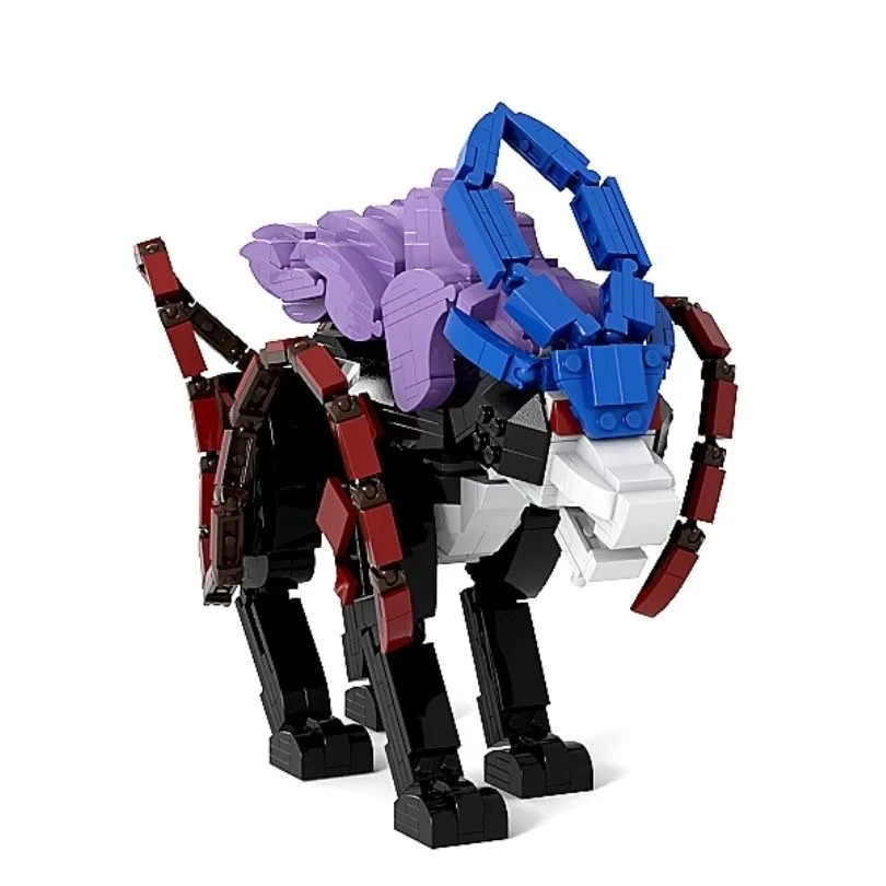 MOC Anime Figure Building Blocks Model Suicune Action Figure Blocks Toys For Children Antistress Assembly Bricks Kits