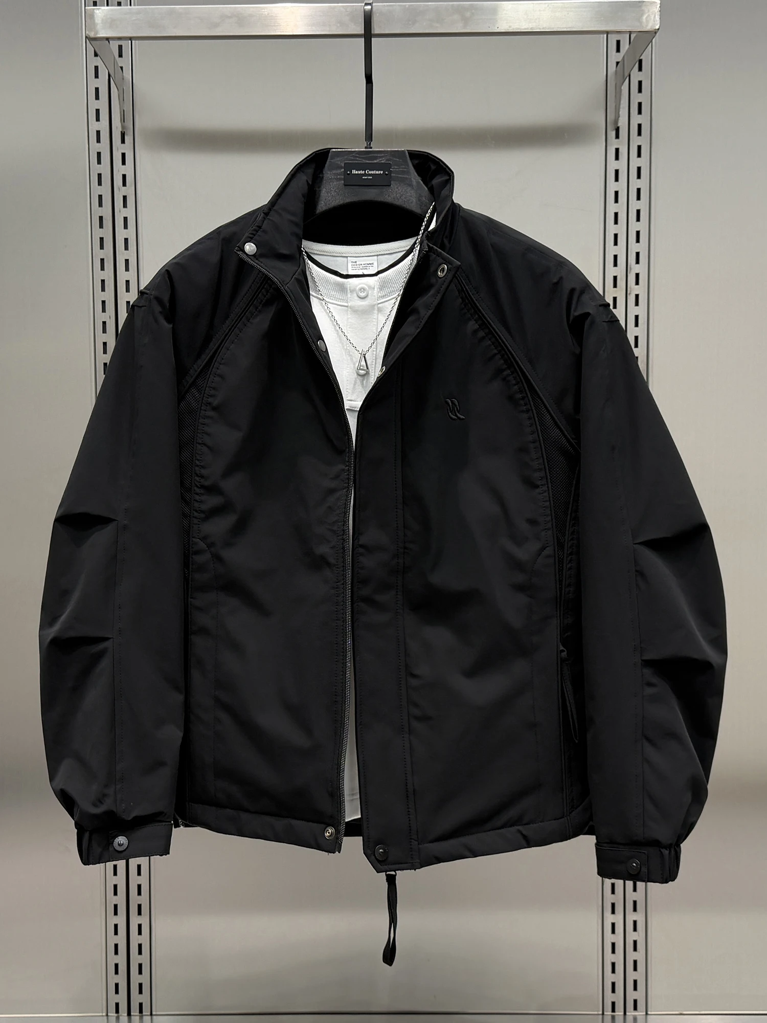 

Утепленная хлопковая куртка с воротником-стойкой, свободного кроя, в американском стиле, для мужчин, осенне-зимняя, новинка