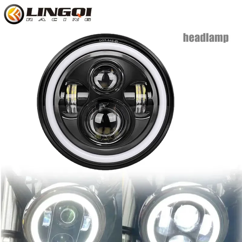 

LING QI Motorcycle Accessories Headlamp Modified Waterproof Headlight For Dirt Bike Motorcross Parts