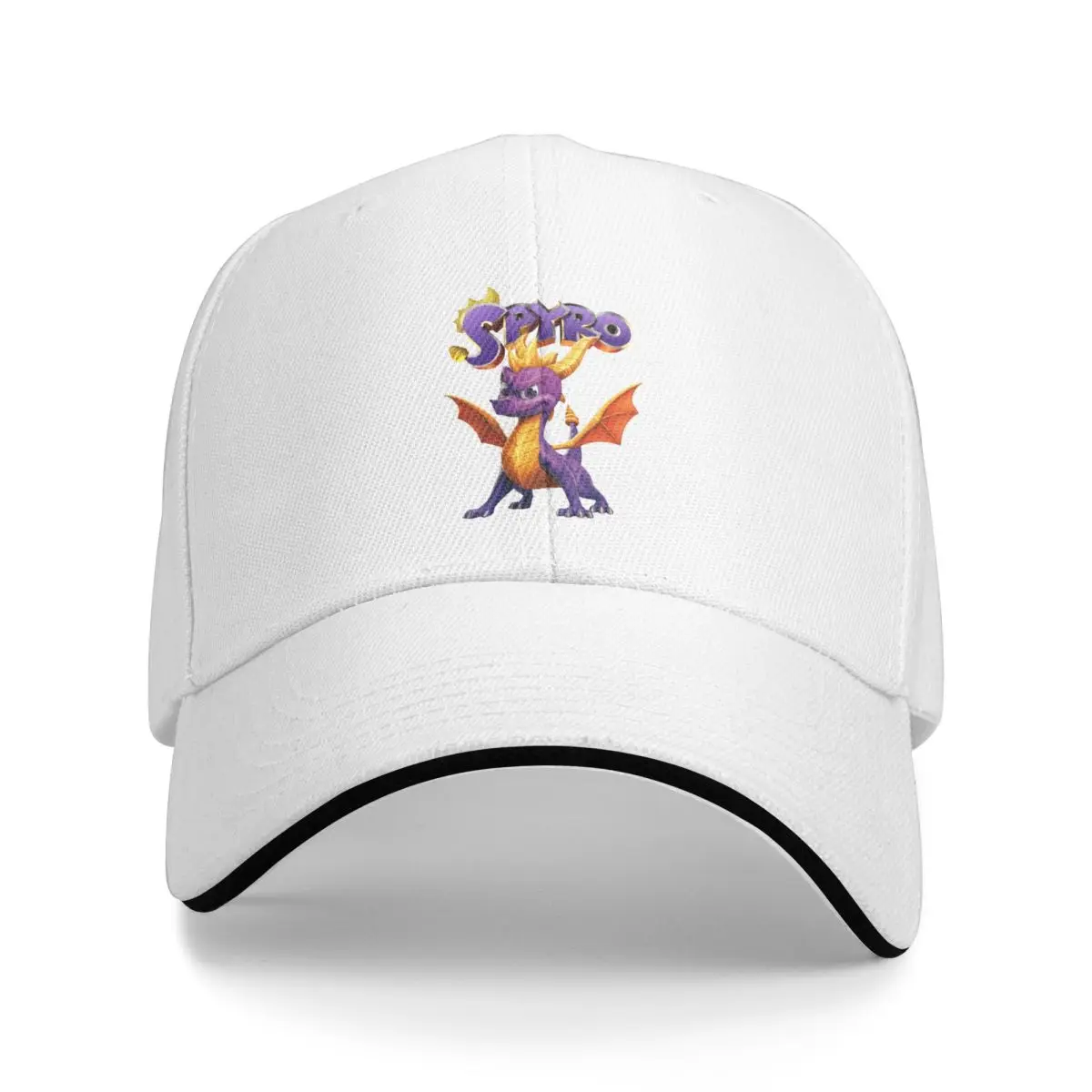 Baseball Caps Dragons Playing Platforms Video Games Spyro The Dragon Graphic Men Women Outdoor Summer Hats