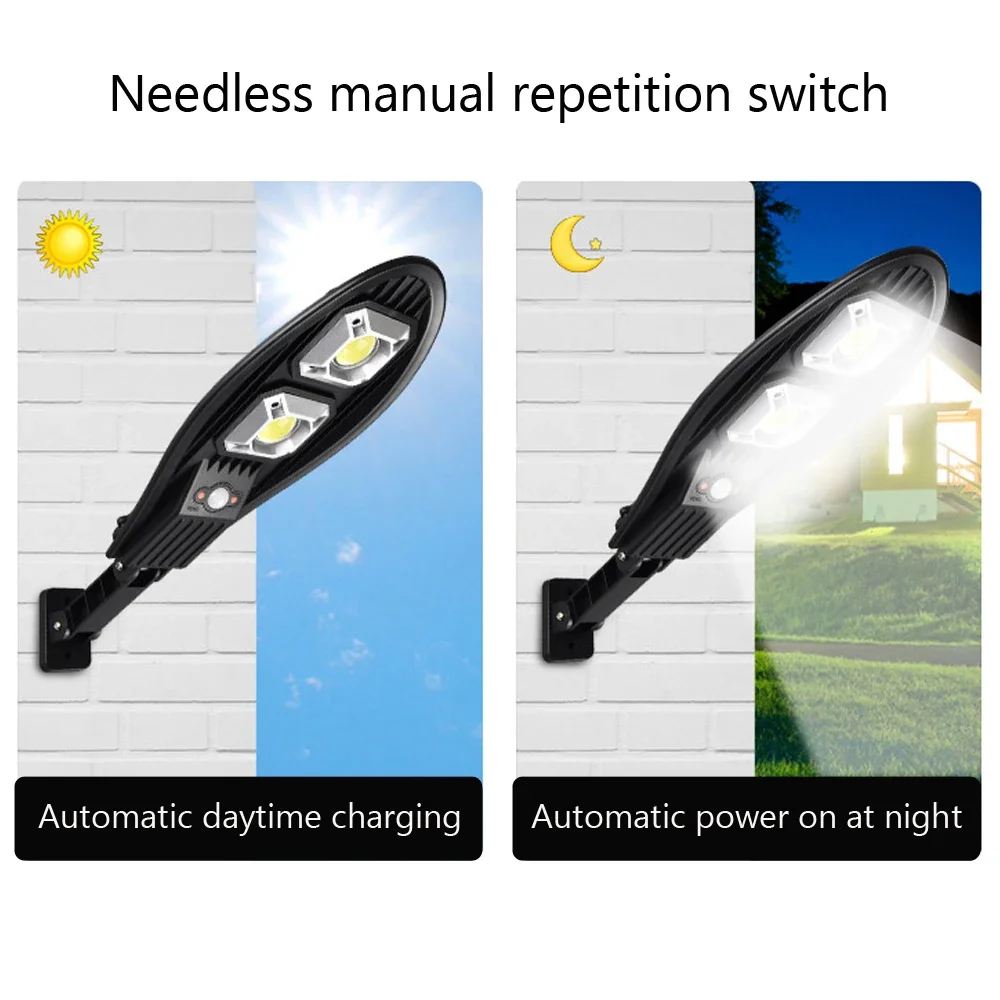 Luz solar ao ar livre lâmpada solar 500 watts led alimentado luz solar à prova dwaterproof água pir sensor de movimento luz rua para decoração do