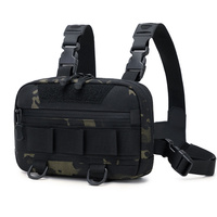Men's Tactical Bags Climbing Camping Backpacks Waterproof Molle Nylon Fishing Chest Bag Outdoor Travel Vest Backpack Fanny Pack