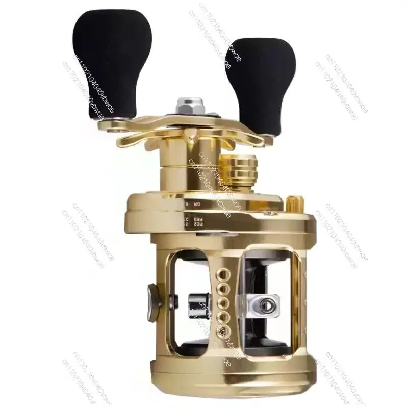 Full Metal 30R Leiqiang Drum 8 + 1BB12kg Brake Boat Fishing Wheel