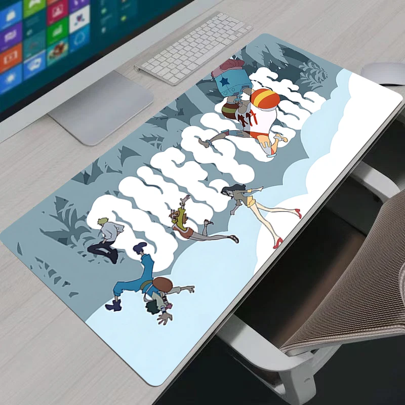 Japan Game Anime One Piece Logo Mouse Pad Computer Laptop Keyboard Mouse Mat Large Mousepad Keyboards Gamers Decoracion Desk Mat