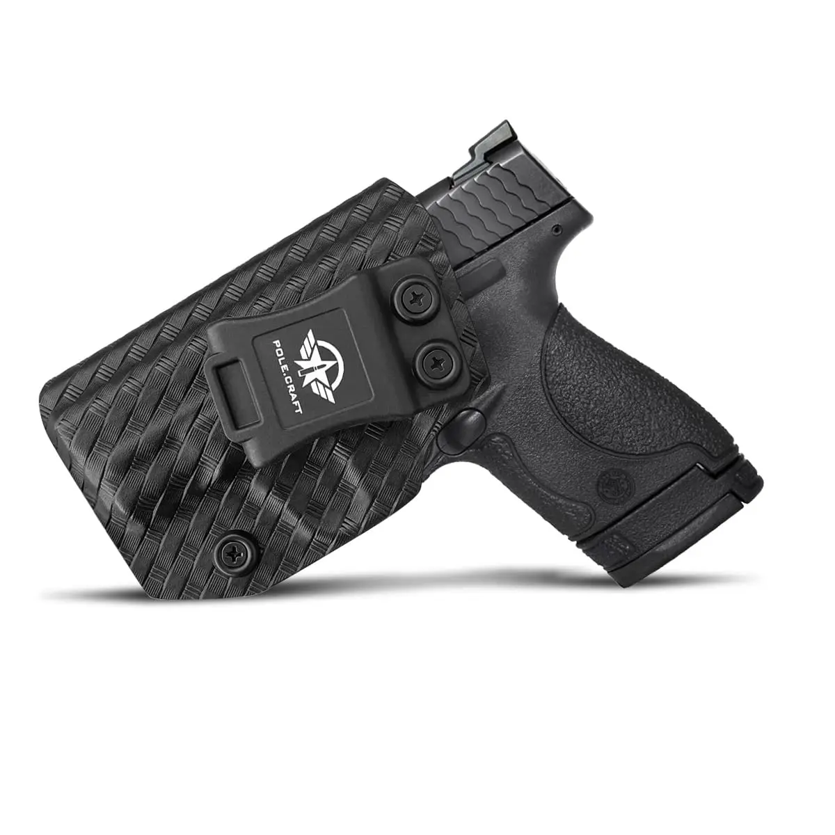 

M&P Shield 9mm Holster IWB Kydex Holster Custom Fit:M&P Shield Plus / M2.0 / M1.0 - 9mm/.40 S&W 3.1" Barrel Pistol Case