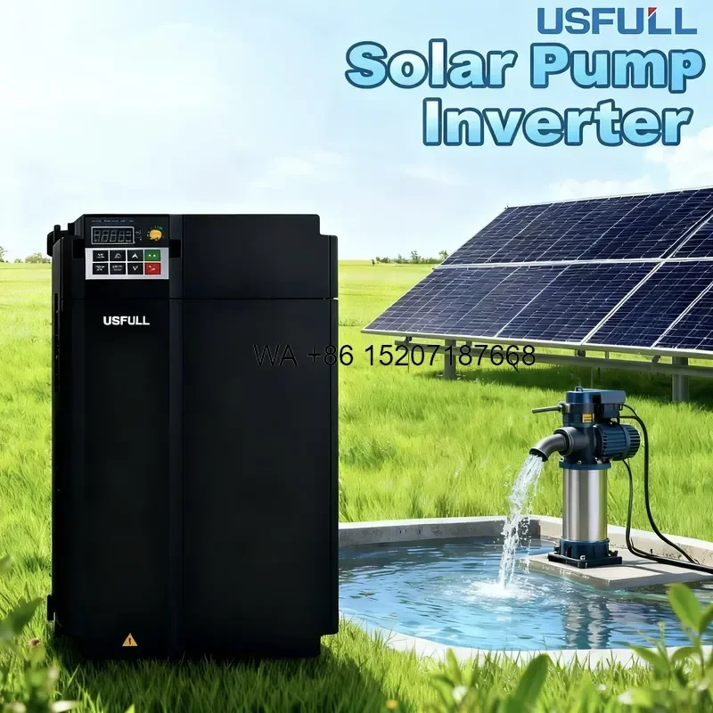 Wmwmnu for USFULL 15kW VFD Solar Pump Inverter AC DC 380V 3 Phase MPPT Variable Frequency Drive for Solar Water Pump System