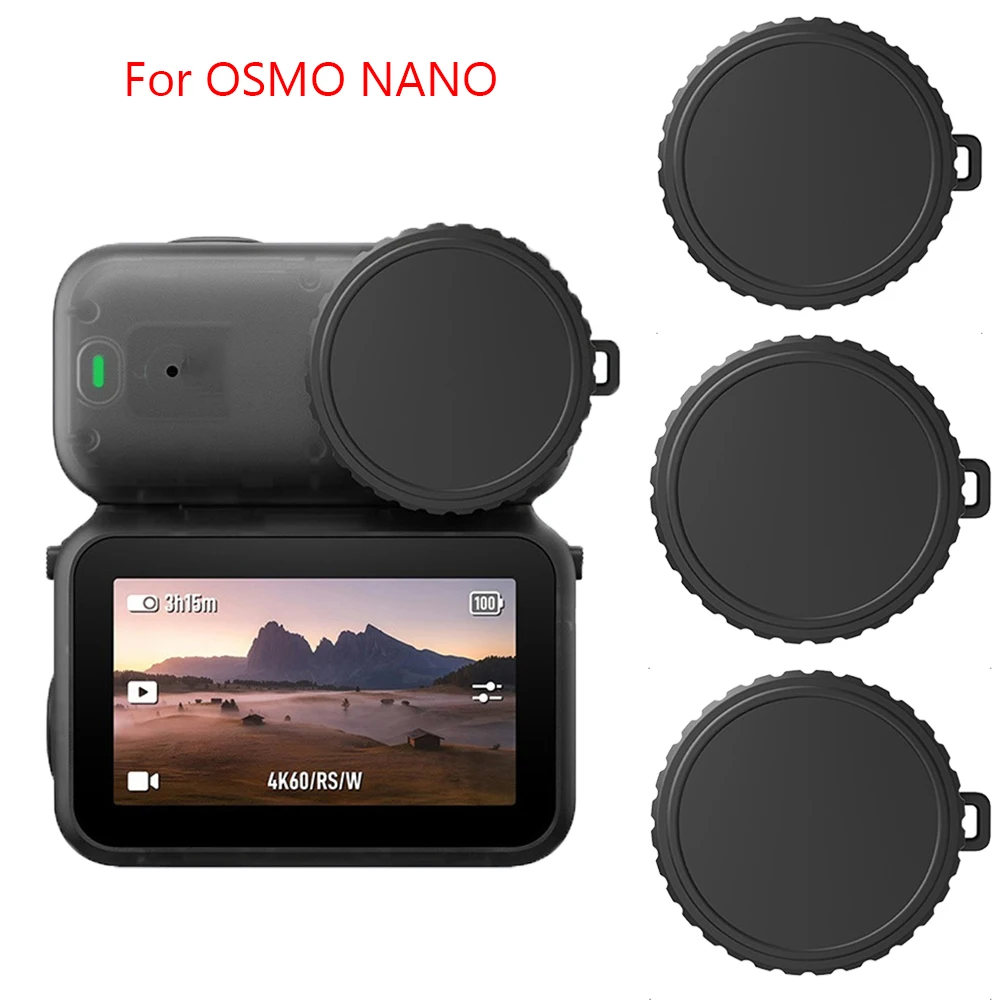 1/3 PCS Silicone Lens Caps for for DJI OSMO NANO Anti-scratch Full Case Shockproof Camera Protective Covers Camera Accessory