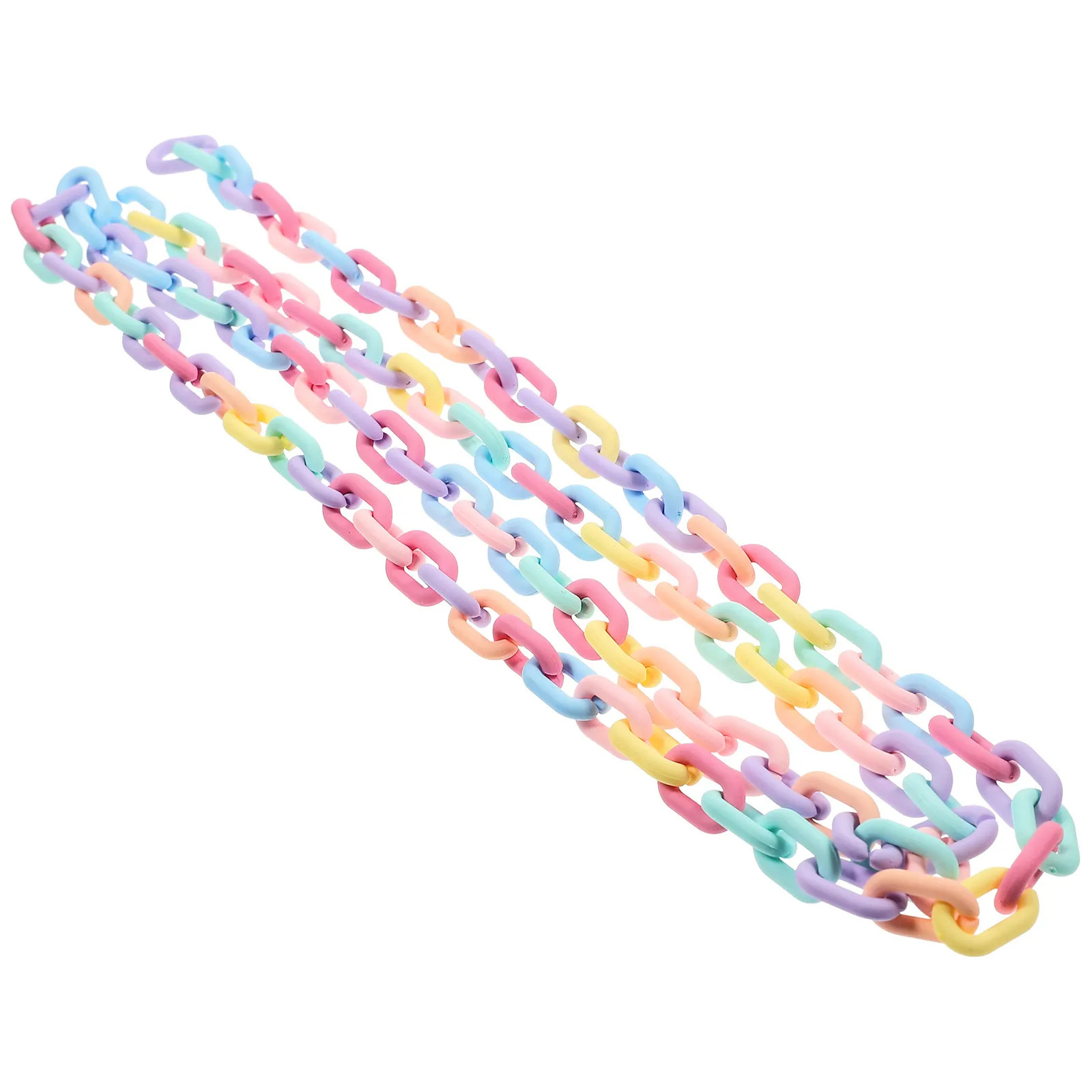 

DIY Acrylic Chain for Crafts Making Smooth Safe Removable Chain for Clothing Purse Handbag Crossbody Strap Decoration