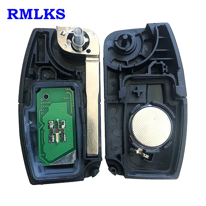 315/433MHz 4D63/4D60 Chip Remote Key For Ford Focus 3 Mondeo C Max S Max Galaxy Fiesta HU101 / FO21 Blade Case 3 Buttons