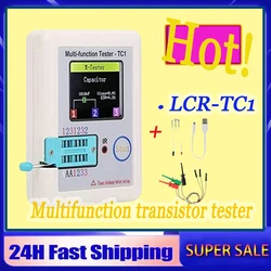 LCR-TC1 LCR-TC2 LCR-TC3 Transistor Tester TFT Diode Triode Capacitance Meter LCR ESR Meter NPN PNP MOSFET Tester Multimeter