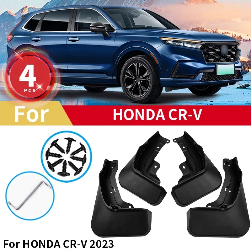 

For Honda CRV CR-V CR V 2023 Mudflaps Mud Flaps Splash Guards Mudguards Front Rear Fender Protector 4pcs