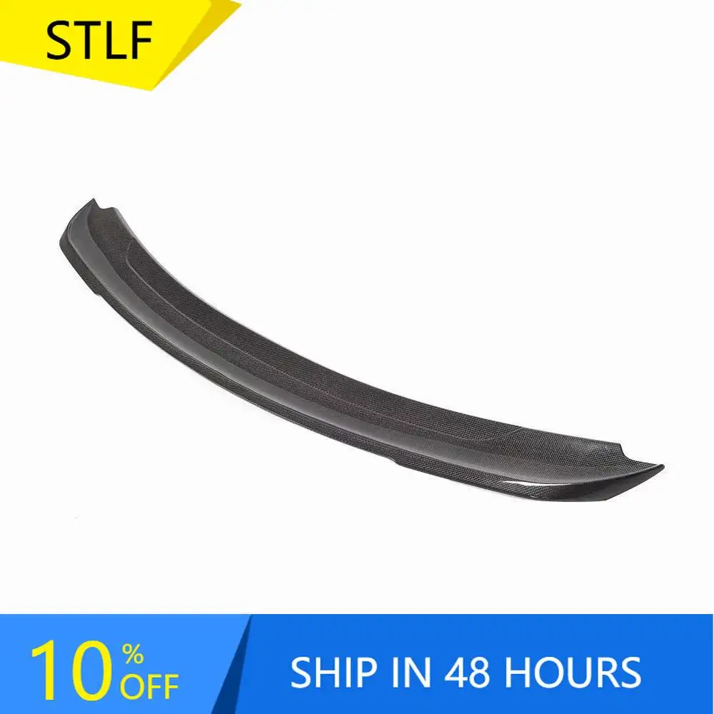 

STLF2015-2021Fords Mustang Carbon Fiber Rear Boot Lip Spoiler GT350Style Back Wing Spoiler for20162017 2018 2019 2020 2021Mustan