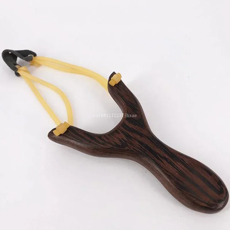 Outdoor Entertainment Slingshot High Quality Wooden Catapult Outdoor Shooting Sports Game Slingshot Set