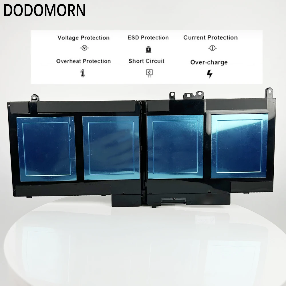 بطارية DODOMORN 6MT4T لأجهزة DELL Latitude E5470 E5570 M3510 15.6 بوصة Sereis 7V69Y TXF9M 79VRK 07V69Y 62WH مع رقم التتبع