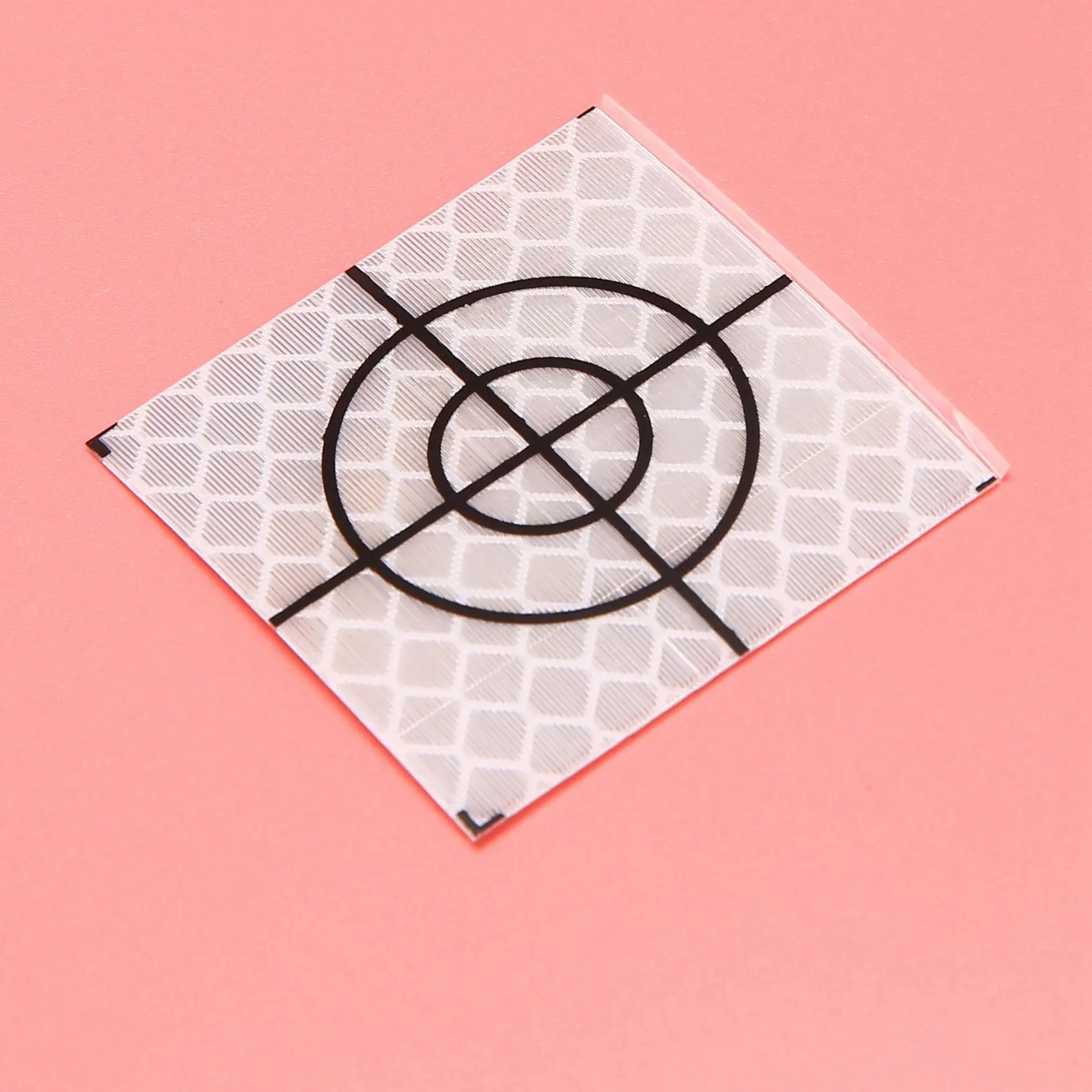 100Pcs Prism Measurement Reflector Sheet Reflective Tape Target Total Station Tunnel Survey 40X40Mm